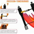thumbnail image 6 of Simond Store Double Burner Portable Propane Gas Forge for Blacksmithing Tools & Hardware Misc.., 6 of 10