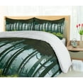 thumbnail image 5 of Ambesonne Jungle Duvet Cover Set, Mystic Forest Trees Twilight, 2-Calking, Evergreen Blue, 5 of 7