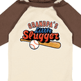 thumbnail image 4 of Inktastic Grandpa's Little Slugger Boys or Girls Long Sleeve Baby Bodysuit, 4 of 5