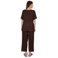 thumbnail image 4 of Inkmeso Ensemble de Pyjama à Manches Courtes pour Femmes T-Shirt Henley & Ensemble de Pyjama, 4 of 7