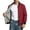 Red, variant on Wind Breaker Jacket Jerdar Baseball Collar Jacket for Men Solid Color Casual Zip-Up Stand Collar Coat Windproof Baseball Jacket for Spring and Autu