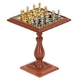 thumbnail image 3 of Dollhouse  Chess, Miniature  Chess Compact Alloy Vivid Decoration  For 1/6 Dollhouse, 3 of 8