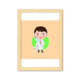 thumbnail image 1 of Doctor sonriente enfermera trabajo Cuadro de madera decorativa marco de casa A4, 1 of 3
