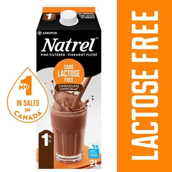 Natrel Lactose Free Chocolate 1%, 2 L