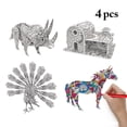 thumbnail image 2 of Coloring Puzzle Set 3D Funny Creative DIY Puzzle Painting Kit Puzzle Model Kit, 2 of 10
