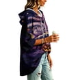 thumbnail image 2 of FGVCTG Halloween Sweatshirts for Women Drawstring 3/4 Sleeve Halloween Hoodie Ghost Graphic Spooky Oversized Pullover Hoodies Multicolor M, 2 of 6