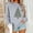 Gray, variant on HOMBOM Womens Sweatshirt Blue Graphic Pullover Long Sleeve Crew Neck Hoodless Tops for Women Solf