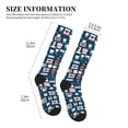 thumbnail image 5 of Bixox Dental Print Compression Socks,Compression Socks Women & Men Circulation for Medical,Running,Athletic, 5 of 7