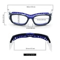 thumbnail image 4 of Gafas deportivas con lentes reemplazables, ajuste ceñido, ligeras, resistentes a los impactos, gafas protectoras para baloncesto, fútbol, ​​voleibol y tenis, 4 of 7