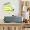 thumbnail image 4 of ACDANC 2026 New Household Butter Dish with Covers Kitchen Accessory Large Capacity Sealing Dish Gray Butter Dishes for Kitchen,Countertop,Food Storage,Meal Prep,Home Organization, 4 of 7