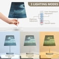 thumbnail image 4 of YAZAOO Table Lamp Creative Midnight Reflection Pattern Simple Pattern Night Light, 4 of 8