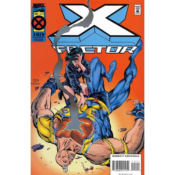 X-Factor #111 Deluxe (with card) VF ; Marvel Comic Book