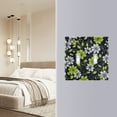 thumbnail image 4 of Yayeee Toggle Light Switch Wall Plate 3-Gang 6.37"x4.48" Decorative Outlet Cover, White Flower Pattern, 4 of 7