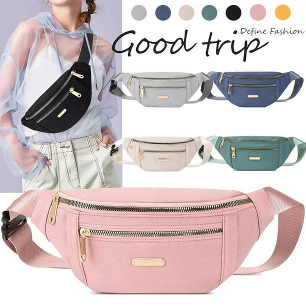 Rinoneras para mujer de tela Oxford rinonera de Color informal bolsos de hombro tipo bandolera para el pecho bolsos de mano que combinan con todo rinoneras Gao Jinjia LED Walmart en