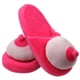 thumbnail image 5 of Pantuflas de peluche con forma de pecho para despedida de soltero, 5 of 9