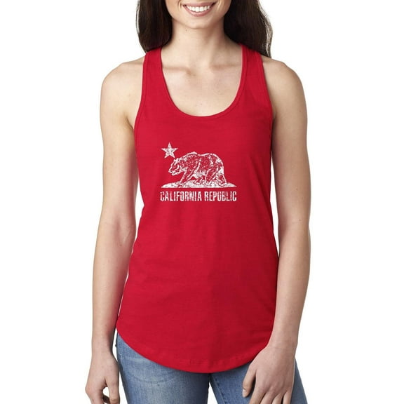 Normal is Boring - Women's Racerback Tank Top, up to Women Size 2XL - California Bear