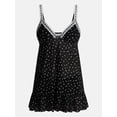 thumbnail image 5 of No Boundaries Beaded Lace Babydoll Dress, Women's XS-3XL, 5 of 5