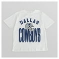thumbnail image 4 of Women's Gameday Couture  White Dallas Cowboys Oversized Classic Fierce Focus T-Shirt, 4 of 4