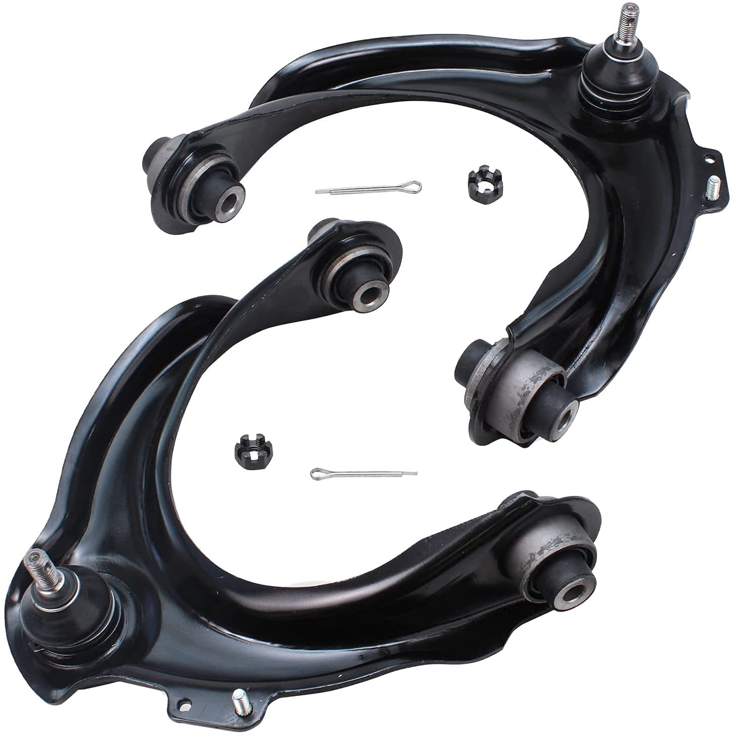 Detroit Axle - Front 16pc Suspension Kit for 2003-2007 Honda Accord 2004-2008 Acura TSX, 4 Control Arms 2 Lower Ball Joints 4 Tie Rods 2 Boots 4 Front Rear Sway Bars Replacement