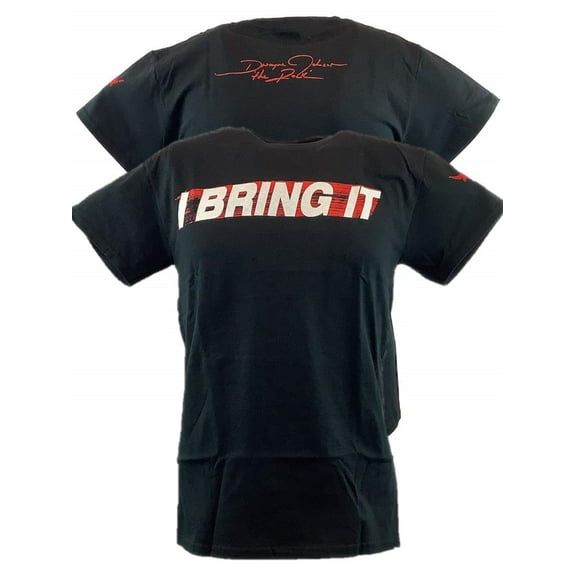 The Rock I Bring It Dwayne Johnson Mens Black T-shirt XL