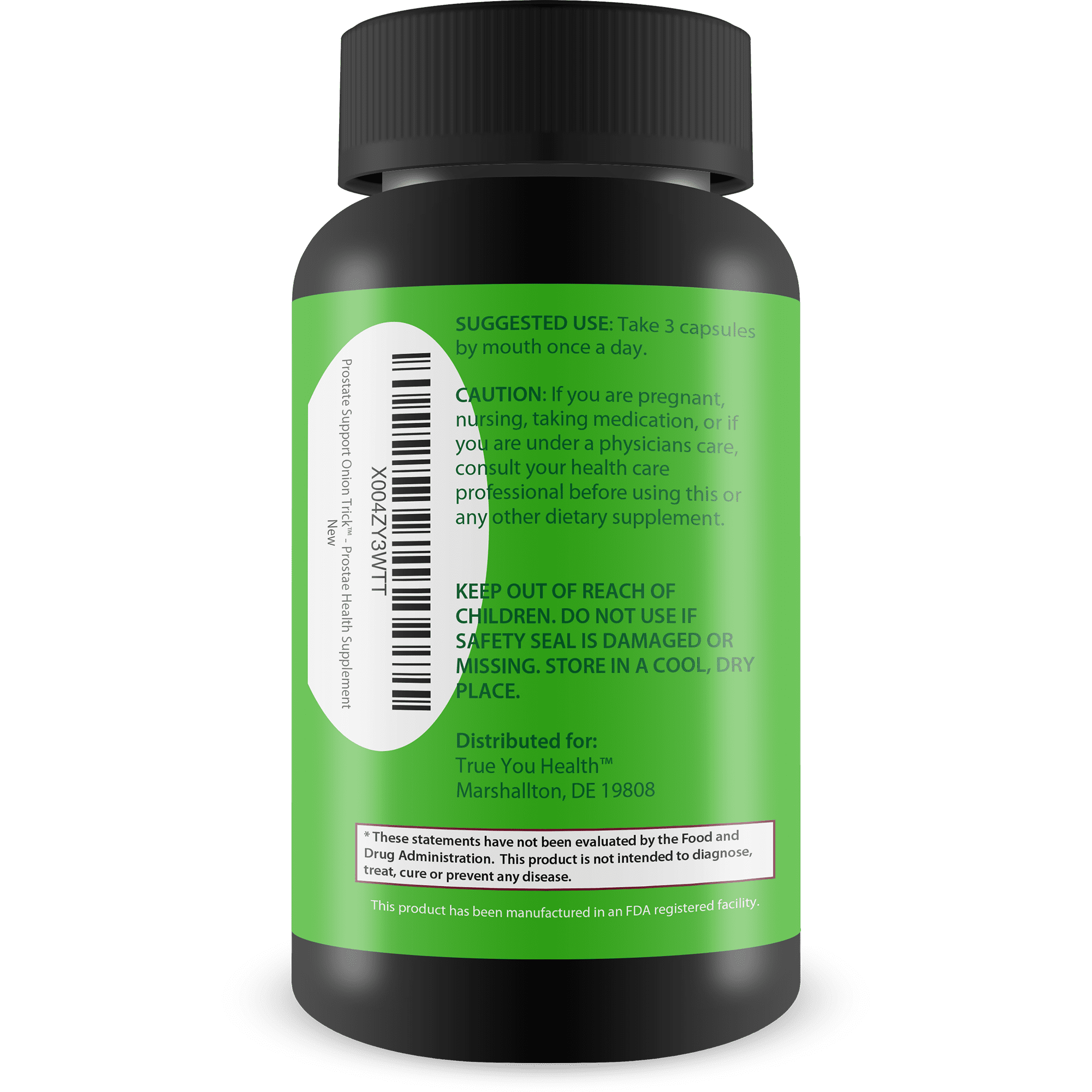 Prostate Support Onion Tea Trick - Our Best Prostatitis Supplement for Reducing Enlargement - Natural Swelling Support Formula with Turmeric & Vitamin D, C - Male Alpha Flow Super Prostate Genix Pill