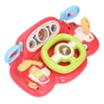 thumbnail image 1 of Volante De Simulación De Bebé, Sensación De Dirección Del Volante Para Niños Que Mejora La Música, Faros Intermitentes Para Educación Temprana Amonsee No, 1 of 7