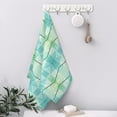 thumbnail image 6 of YFYANG Absorbent Towel, Soft Skin-Friendly Green Stripe Art Washcloth Bath Towel, Suitable for All Skin, 27.5 x 16-inch, 6 of 7