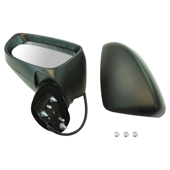 TRQ Exterior Power Mirror w/ Turn Signal Black Smooth LH Driver Side for Mazda 6 MRA06738