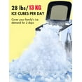 IKICH Portable Ice Maker, 26lb/Day, SelfCleaning, Stainless Steel