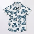 thumbnail image 2 of FYMNSI Kids Boys Hawaiian Shirt Father Son Tropical Hawaii Shirts Daddy and Me Family Matching Outfits Boy 12-18 Months, 2 of 8