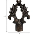 thumbnail image 2 of Urbanest Calvinia Lamp Finial – 2 5/8 Inch Tall, Antique Bronze – Decorative Lamp Shade Finial for Table & Floor Lamps- 1 Piece, 2 of 2