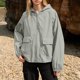 thumbnail image 1 of Neewe Women Hoodie Long Sleeve Shirts Sun Protection Summer Quick Dry Hiking Shirts Pullover with Pocket, 1 of 5