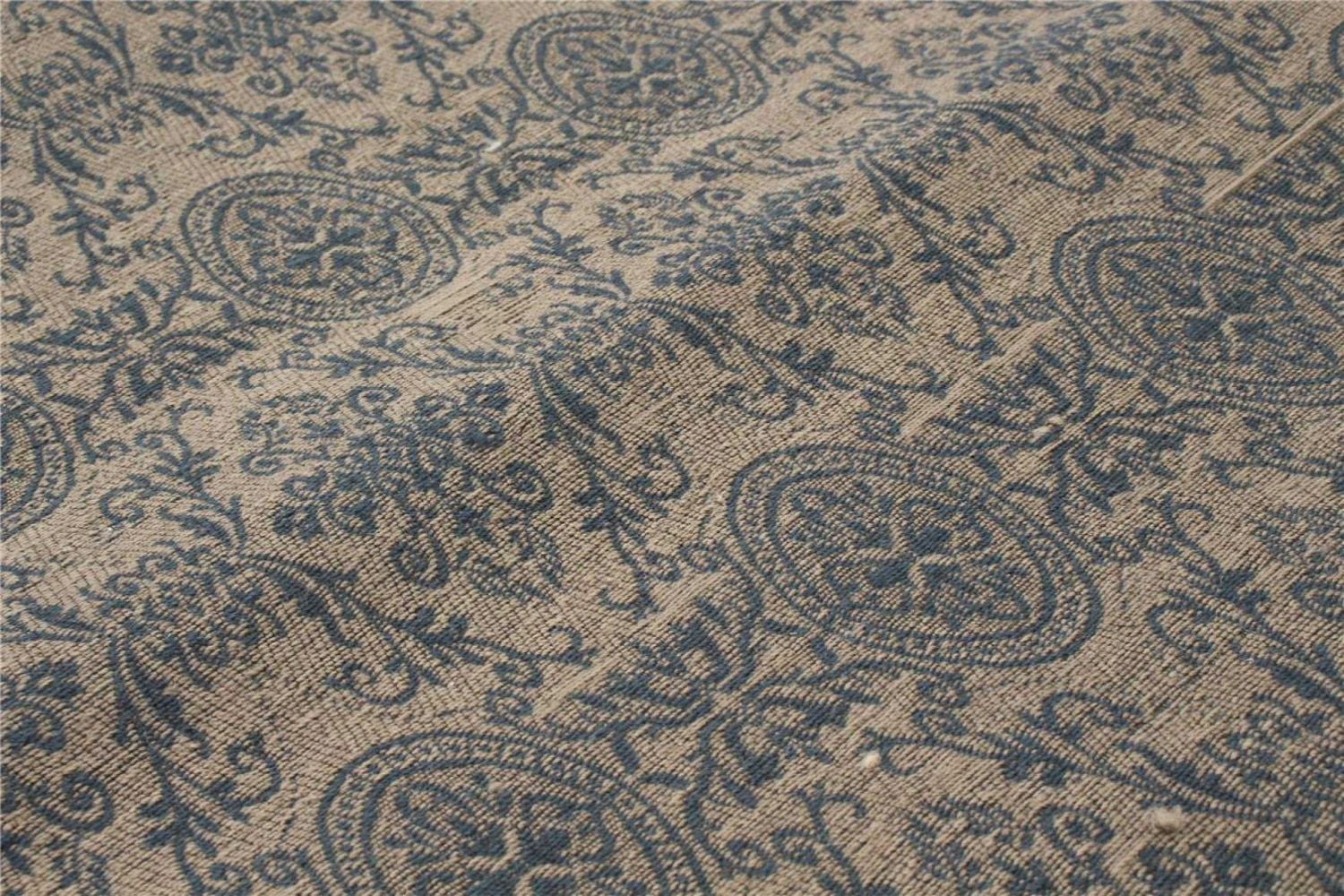 ECARPETGALLERY 4'9" x 6'9"  Transitional Collage Handmade Area Rug for Living Room, Dining Room and Bedroom in Yellow