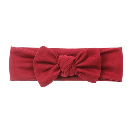 

shpwfbe baby toddler boys girls stretch solid bow hairband headwear headband new years decorations gifts