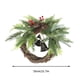thumbnail image 1 of Corona navideña, corona artificial y dorada, corona navideña para árbol de Navidad, corona navideña para puerta de entrada., 1 of 4