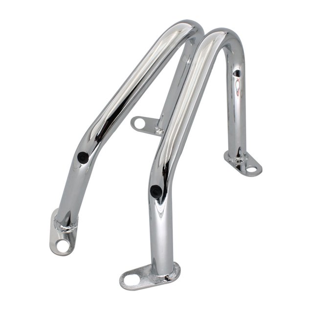 Kenally 1 par de parachoques de motocicleta, protector de motor anodizado desmontable portátil, accesorios de barra de choque de hierro de repuesto Accesorios para motos Plata Kenally VI015185-01