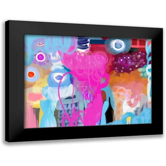 Auda, Christine 24x19 Black Modern Framed Museum Art Print Titled - Excited