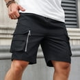 thumbnail image 4 of Fnnxeal Mens Cargo Shorts Relaxed Fit-Outdoor Classic Summer Stretch Solid Casual Shorts&nbsp;with&nbsp;Multi&nbsp;Pockets Black, 4 of 8