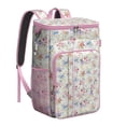 thumbnail image 1 of Country Rustic Wildflower Insulated Cooler Backpack, Leakproof Waterproof Lunch Backpack for Farmhouse Style Outdoor Activities, 1 of 6