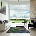thumbnail image 7 of Ahgly Company Machine Washable Indoor Square Transitional Charcoal Black Area Rugs, 5' Square, 7 of 7