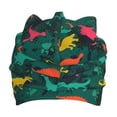 thumbnail image 3 of Sikiie Colorful Dinosaurs Toddler Beanie Kids Beanie Hat Warm Winter Hats for Boys Girls Knit Cap, 3 of 7