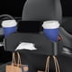 thumbnail image 5 of Organizador de asiento trasero de coche, soporte para pañuelos, mantiene ordenado el interior del vehículo de cuero sintético. Negro, 5 of 9