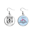 thumbnail image 1 of Esqueleto Patron mosca decoracion Pendientes de sandía verano lóbulo desgaste Unbranded M, 1 of 3