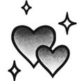 thumbnail image 2 of Inkbox Temporary Tattoos, Bold Hearts, 4 Pack, 2 of 11