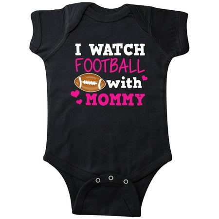 

Inktastic I Watch Football with My Mommy Gift Baby Girl Bodysuit