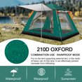 thumbnail image 4 of Topchances 4 Person Outdoor Camping Tent with Carry Bag, 4 of 10