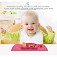 thumbnail image 2 of Qshare - Plato para niños pequeños, plato para bebés para niños pequeños y niños, portátil, sin BPA, placa de succión fuerte aprobada por la FDA para niños pequeños Ormromra LL-1844, 2 of 5