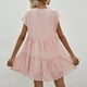 thumbnail image 4 of Puntoco Vestido De Manga Corta Con Cuello En V, Moda Femenina De Verano De Gasa Suelta Rosa M, 4 of 7