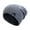 Black, variant on Men's Unisex Knit Baggy Beanie Hat Ski Slouchy Chic Knitted Cap Wool Beanie Elastic Hat