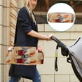 thumbnail image 7 of DIXRUYEE Stroller Organizer Purrfectly Happy Printed, 7 of 7